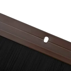 vidaXL Sellos de cepillo de puerta atornillables 2 pcs Marrón 100 cm Marrón Clearance