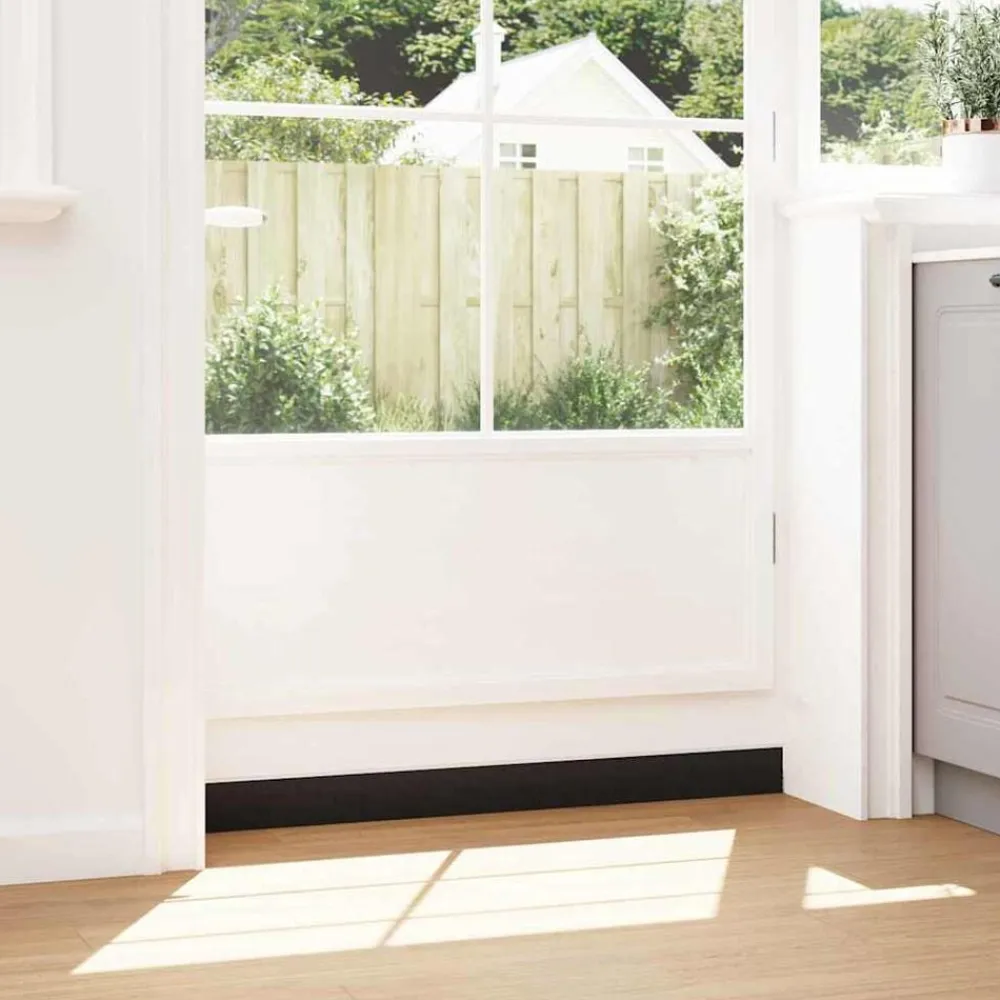vidaXL Sellos de cepillo para puertas autoadhesivos 2 pcs 100 cm White