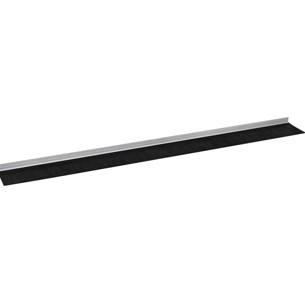 vidaXL Materiales De Construcción-Sellos de cepillo para puertas autoadhesivos 2 pcs