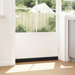 vidaXL Sellos de cepillo de puerta atornillables 2 pcs 100 cm Negro