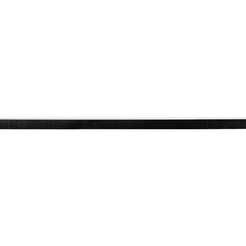 vidaXL Materiales De Construcción-Sellos de cepillo para puertas autoadhesivos 2 pcs 100 cm