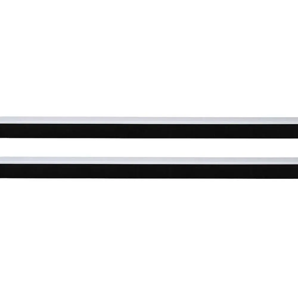 vidaXL Materiales De Construcción-Sellos de cepillo para puertas autoadhesivos 2 pcs 100 cm