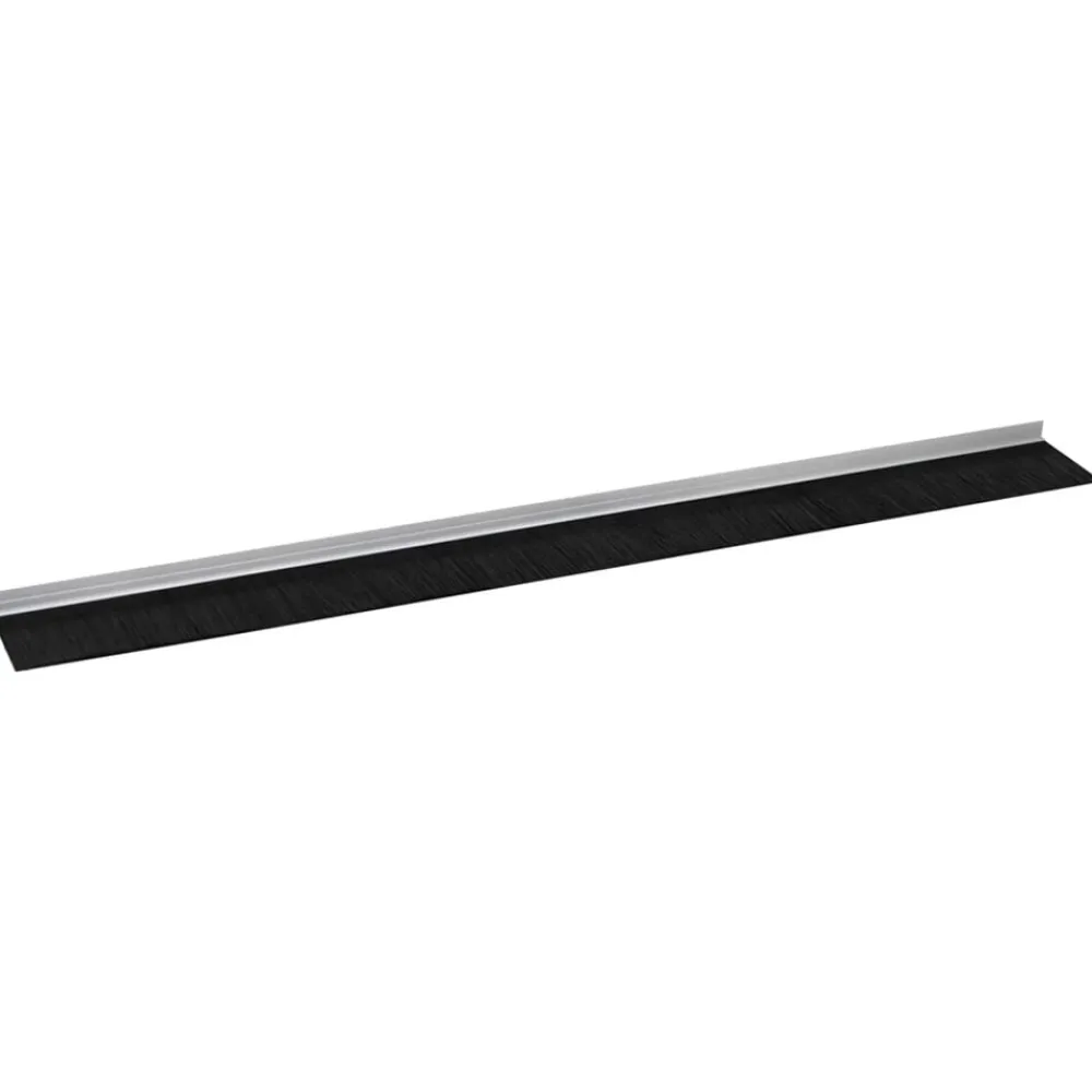 vidaXL Materiales De Construcción-Sellos de cepillo para puertas autoadhesivos 2 pcs