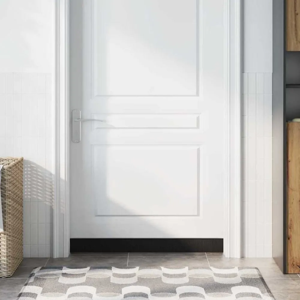 vidaXL Sellos de cepillo de puerta atornillables 2 pcs 100 cm Plateado Outlet