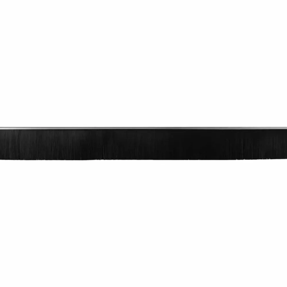 vidaXL Sellos de cepillo de puerta atornillables 2 pcs 100 cm Plateado Outlet