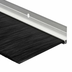 vidaXL Sellos de cepillo de puerta atornillables 2 pcs 100 cm Plateado Outlet