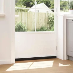 vidaXL Sellos de cepillo de puerta atornillables 2 pcs 100 cm White Outlet