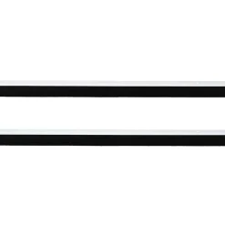 vidaXL Sellos de cepillo de puerta atornillables 2 pcs 100 cm White Outlet