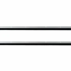 vidaXL Materiales De Construcción-Sellos de cepillo de puerta atornillables 2 pcs 100 cm
