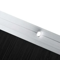 vidaXL Materiales De Construcción-Sellos de cepillo de puerta atornillables 2 pcs 100 cm