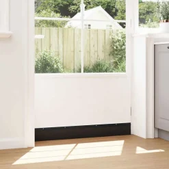 vidaXL Sellos de cepillo de puerta atornillables 6 pcs 100 cm Negro Online