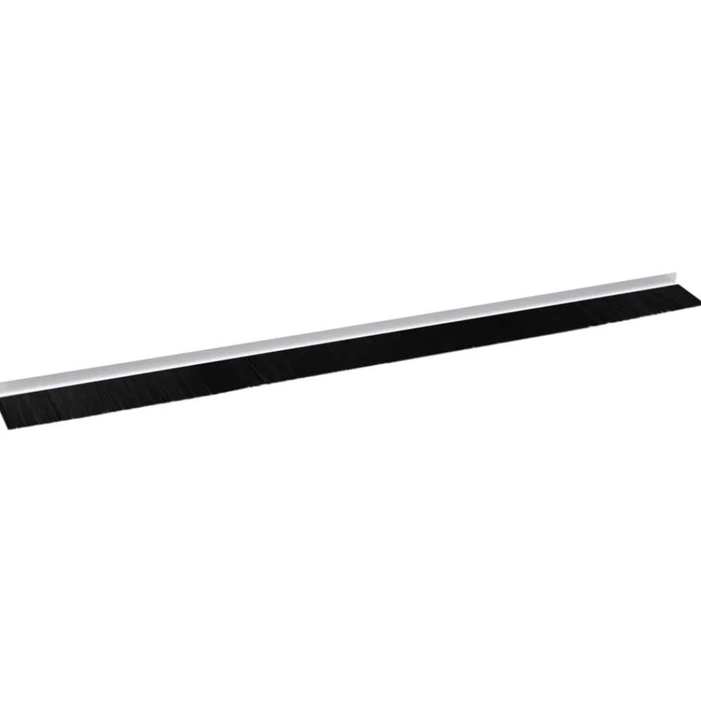 vidaXL Sellos de cepillo para puertas autoadhesivos 2 pcs 100 cm White Best