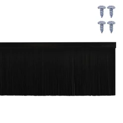 vidaXL Materiales De Construcción-Sellos de cepillo de puerta atornillables 2 pcs 100 cm