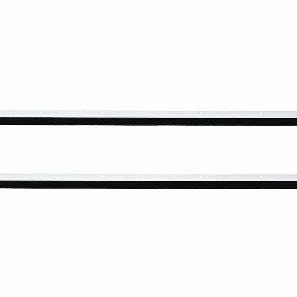 vidaXL Materiales De Construcción-Sellos de cepillo de puerta atornillables 2 pcs 100 cm