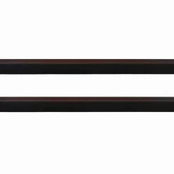 vidaXL Materiales De Construcción-Sellos de cepillo para puertas autoadhesivos 2 pcs Marrón