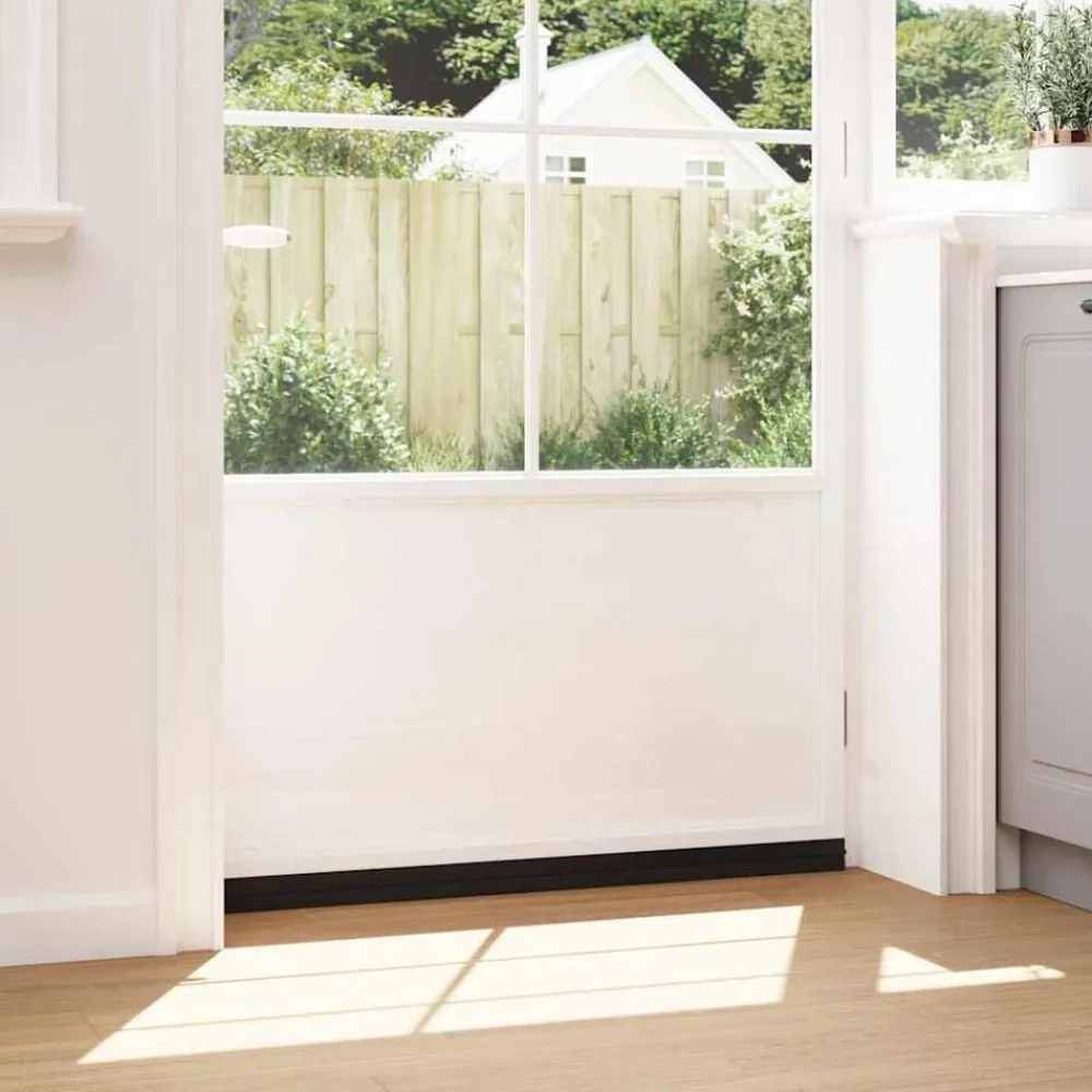vidaXL Materiales De Construcción-Sellos de cepillo para puertas autoadhesivos 2 pcs 100 cm