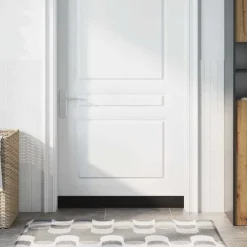 vidaXL Sellos de cepillo para puertas autoadhesivos 2 pcs Marrón Marr&oacute;n Discount