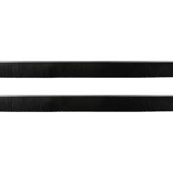 vidaXL Materiales De Construcción-Sellos de cepillo de puerta atornillables 2 pcs 100 cm