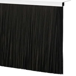 vidaXL Materiales De Construcción-Sellos de cepillo de puerta atornillables 2 pcs 100 cm