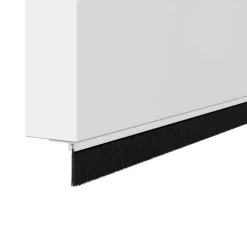 vidaXL Sellos de cepillo de puerta atornillables 2 pcs 100 cm White Sale