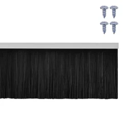 vidaXL Sellos de cepillo de puerta atornillables 2 pcs 100 cm White Sale