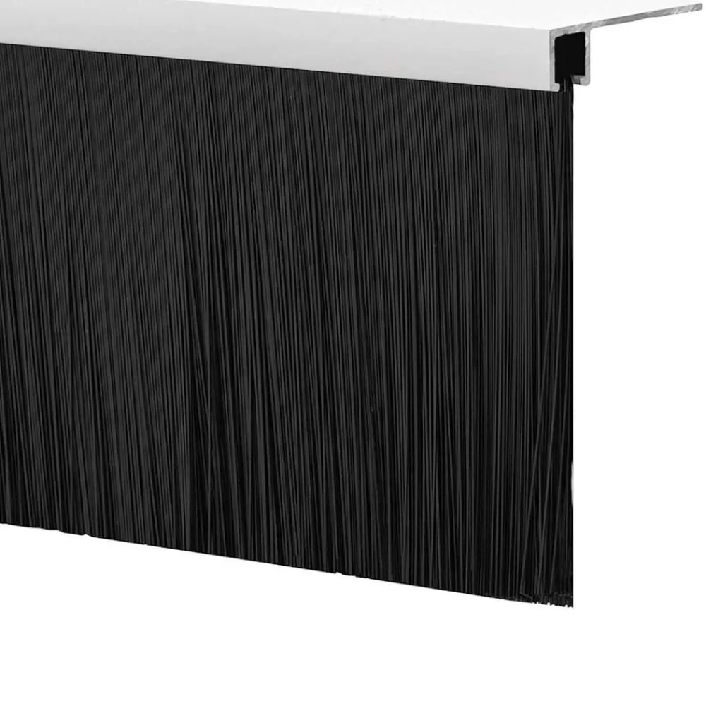 vidaXL Sellos de cepillo de puerta atornillables 2 pcs 100 cm White Sale
