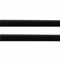 vidaXL Sellos de cepillo de puerta atornillables 2 pcs Marrón 100 cm Marrón Discount