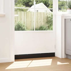 vidaXL Sellos de cepillo de puerta atornillables 2 pcs 100 cm Negro Online