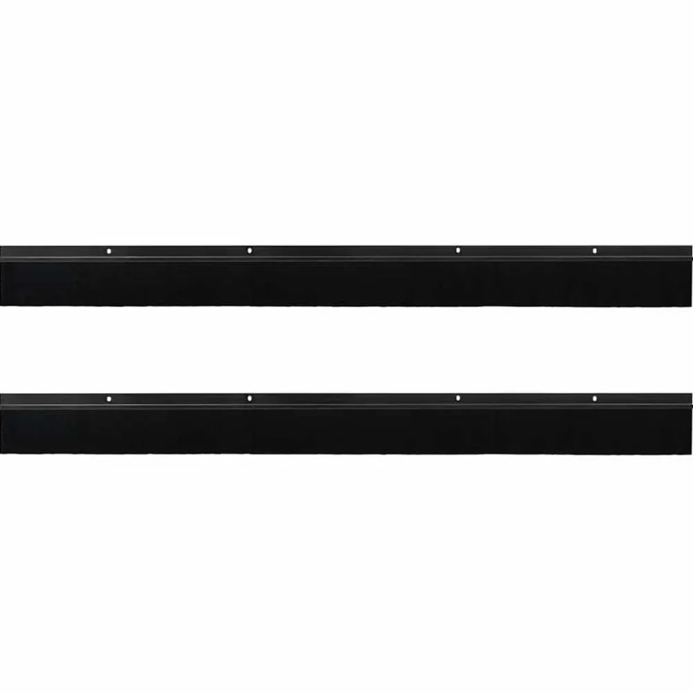 vidaXL Sellos de cepillo de puerta atornillables 2 pcs 100 cm Negro Online