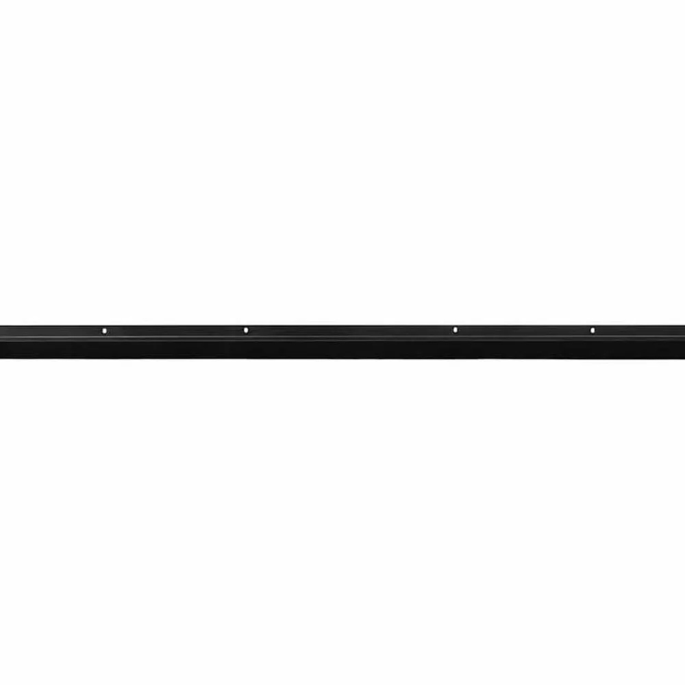 vidaXL Sellos de cepillo de puerta atornillables 2 pcs 100 cm Negro Outlet
