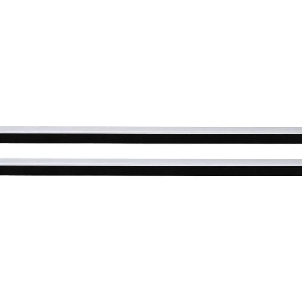 vidaXL Sellos de cepillo para puertas autoadhesivos 2 pcs 100 cm White Clearance