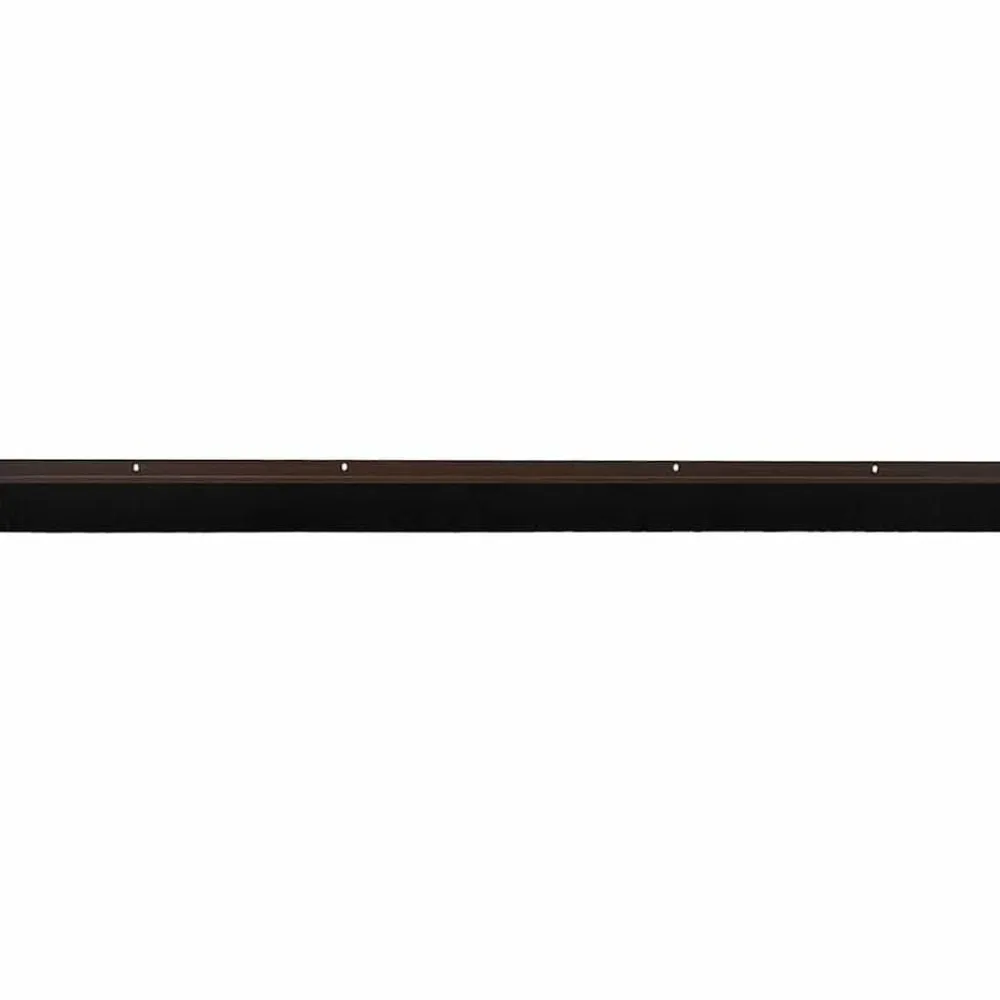 vidaXL Sellos de cepillo de puerta atornillables 2 pcs Marrón 100 cm Marrón Sale