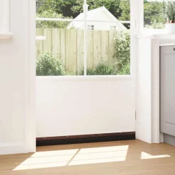 vidaXL Sellos de cepillo de puerta atornillables 2 pcs Marrón 100 cm Marrón Sale