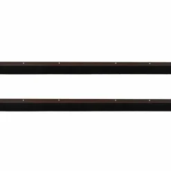 vidaXL Sellos de cepillo de puerta atornillables 2 pcs Marrón 100 cm Marrón Sale