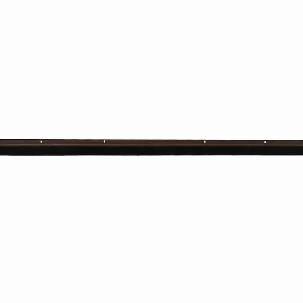 vidaXL Sellos de cepillo de puerta atornillables 2 pcs Marrón 100 cm Marrón Sale