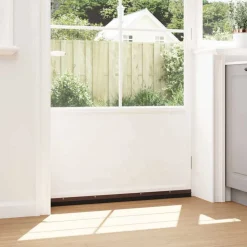 vidaXL Sellos de cepillo de puerta atornillables 2 pcs Marrón 100 cm Marrón Sale