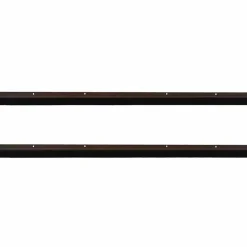 vidaXL Sellos de cepillo de puerta atornillables 2 pcs Marrón 100 cm Marrón Sale