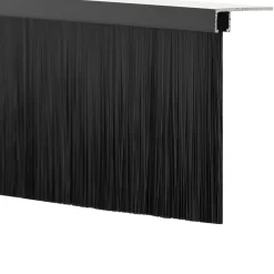 vidaXL Materiales De Construcción-Sellos de cepillo de puerta atornillables 2 pcs 100 cm