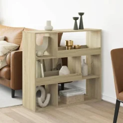 vidaXL Estanterías-Separador de ambientes madera 100x33x94,5 cm