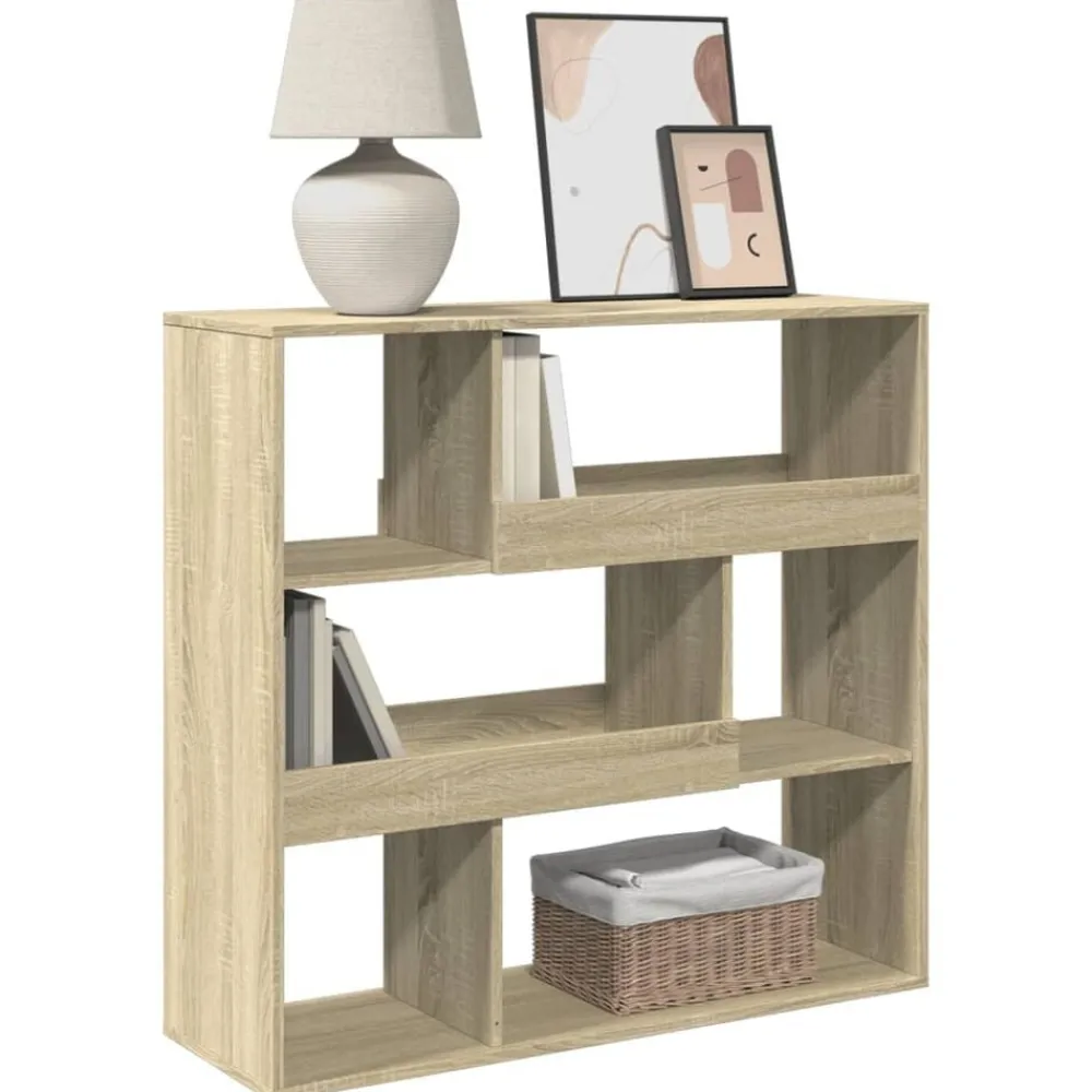 vidaXL Estanterías-Separador de ambientes madera 100x33x94,5 cm
