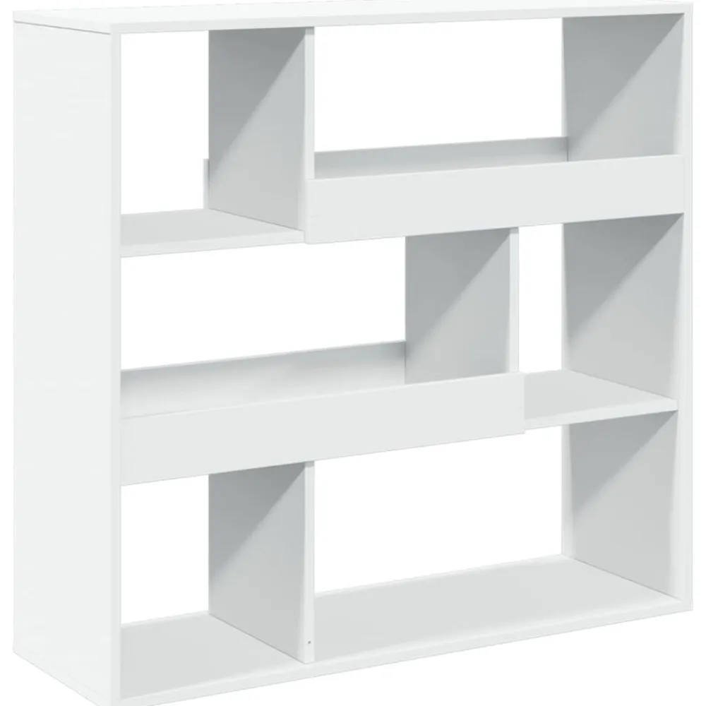 vidaXL Separador de ambientes madera ingeniería 100x33x94,5 cm Blanco