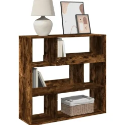 vidaXL Estanterías-Separador de ambientes madera 100x33x94,5 cm