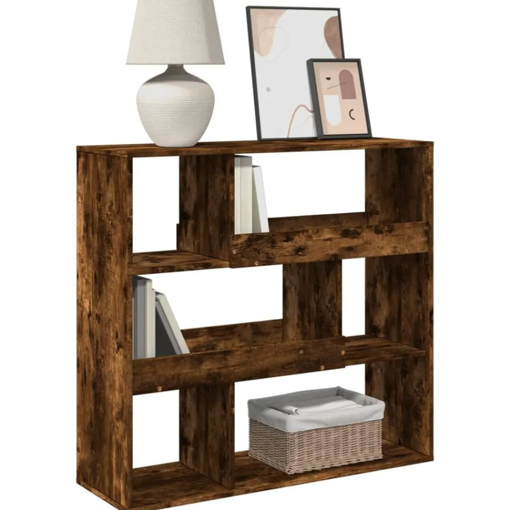 vidaXL Estanterías-Separador de ambientes madera 100x33x94,5 cm