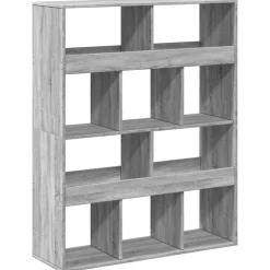 vidaXL Estanterías-Separador de ambientes madera 100x33x125,5 cm