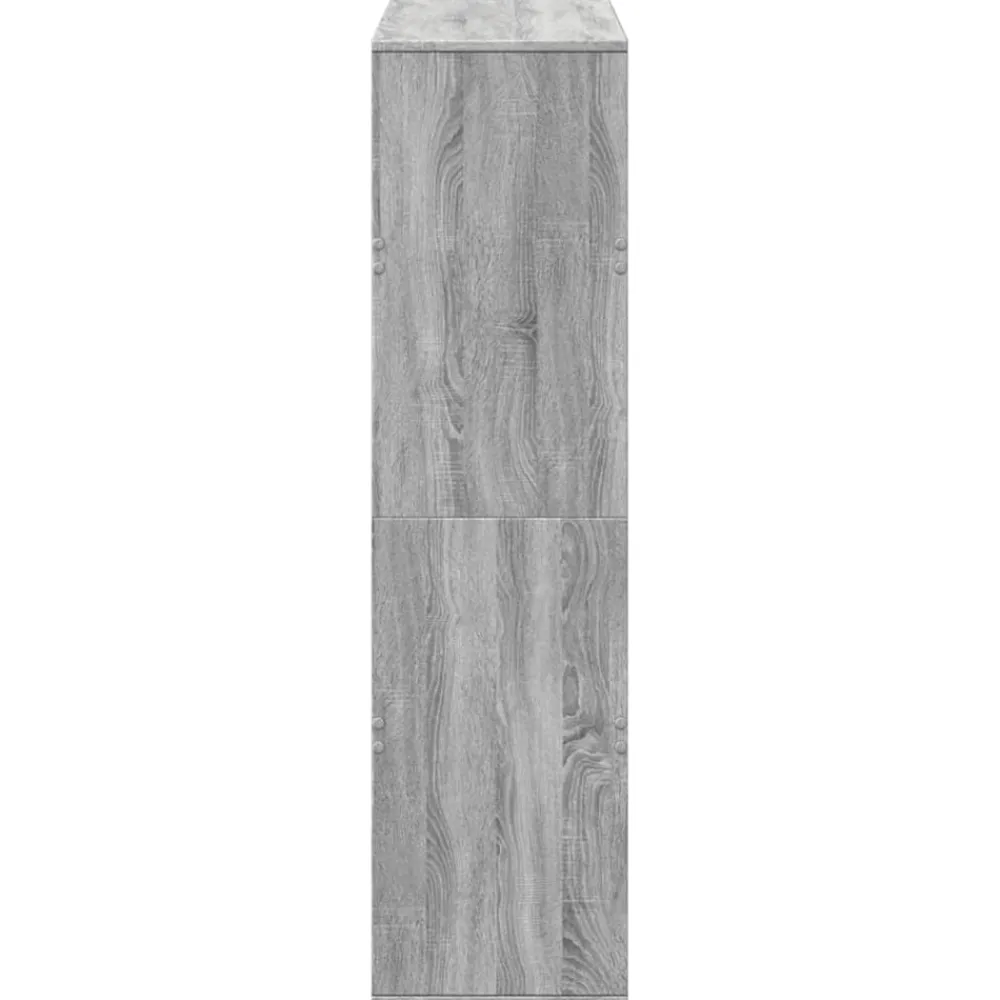 vidaXL Estanterías-Separador de ambientes madera 100x33x125,5 cm