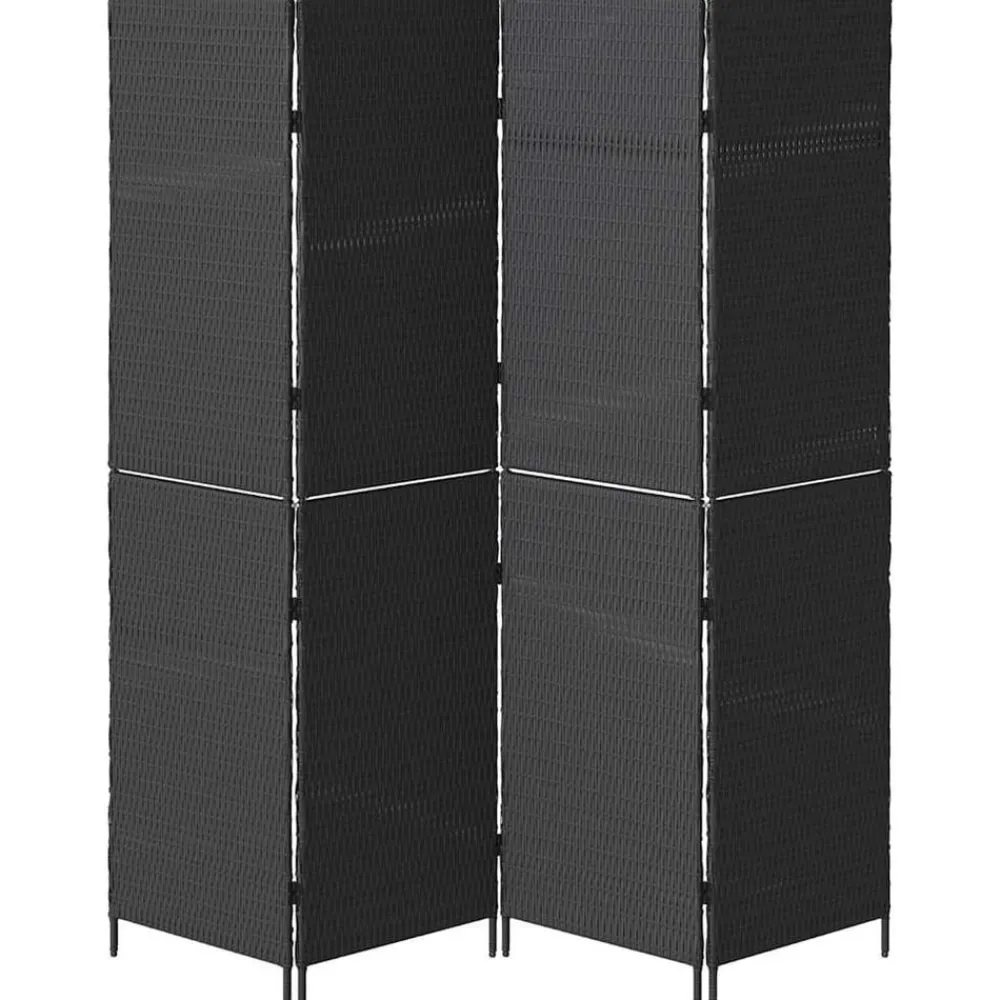 vidaXL Divisores De Ambientes-Separador de habitaciones 195 x 180 cm ratán sintético