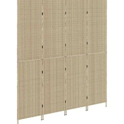 vidaXL Separador de habitaciones 195 x 180 cm ratán sintético Beige Online