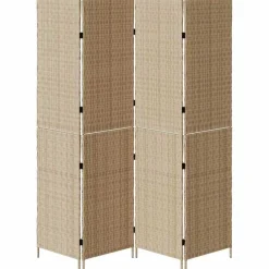 vidaXL Separador de habitaciones 195 x 180 cm ratán sintético Beige Online