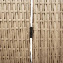 vidaXL Separador de habitaciones 195 x 180 cm ratán sintético Beige Online