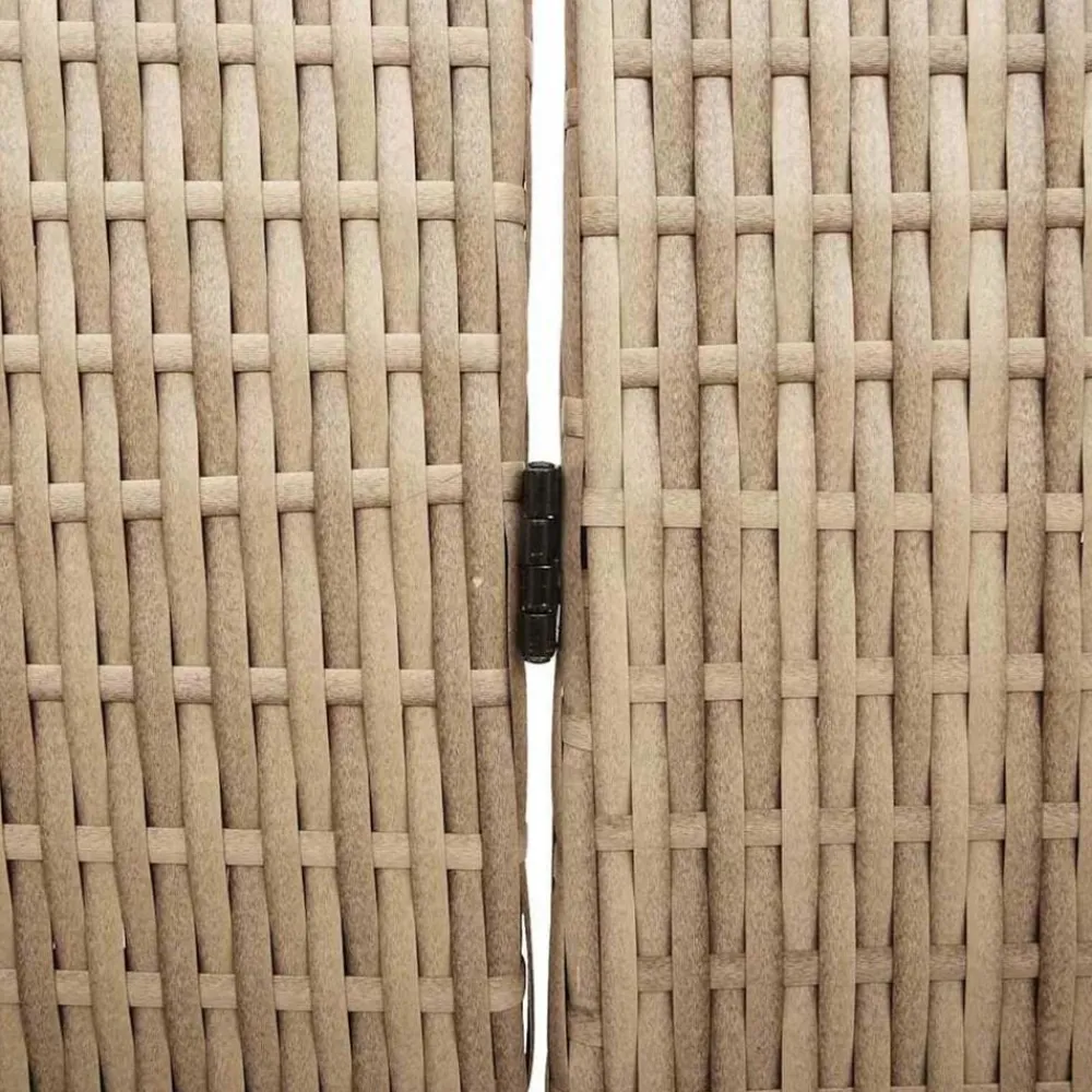 vidaXL Separador de habitaciones 195 x 180 cm ratán sintético Beige Online